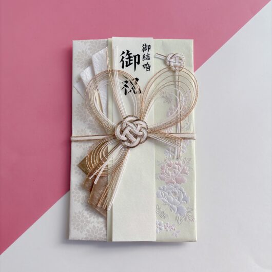 【中金封】花笑み／白緑A（5万〜50万円）中袋込み